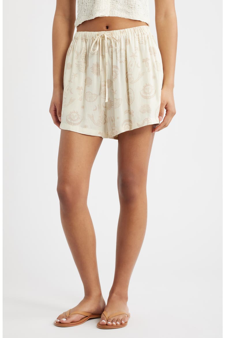 Catalina Island Drawstring Shorts, Main, color, NATURAL