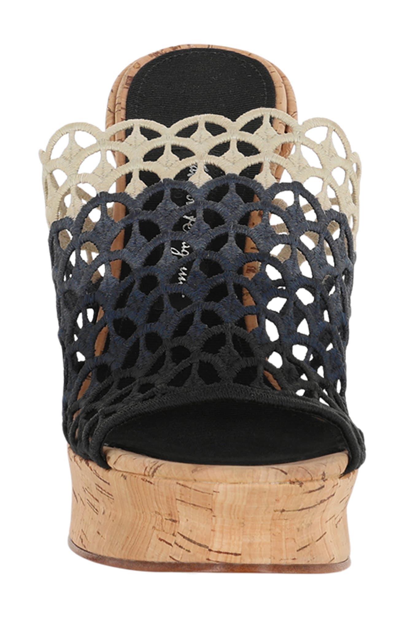 FERRAGAMO Cork Platform Sandal, Alternate, color, 