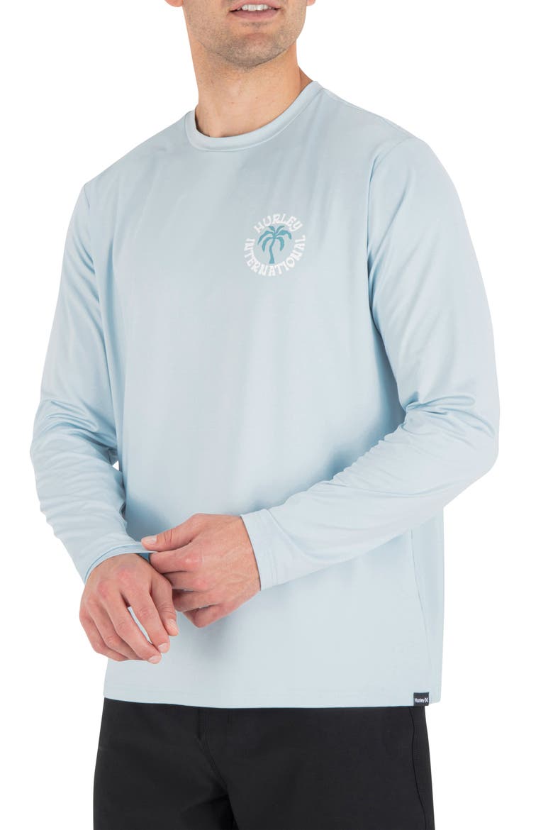 Hybrid Long Sleeve Graphic T-Shirt, Alternate, color, ICELAND HEATHER