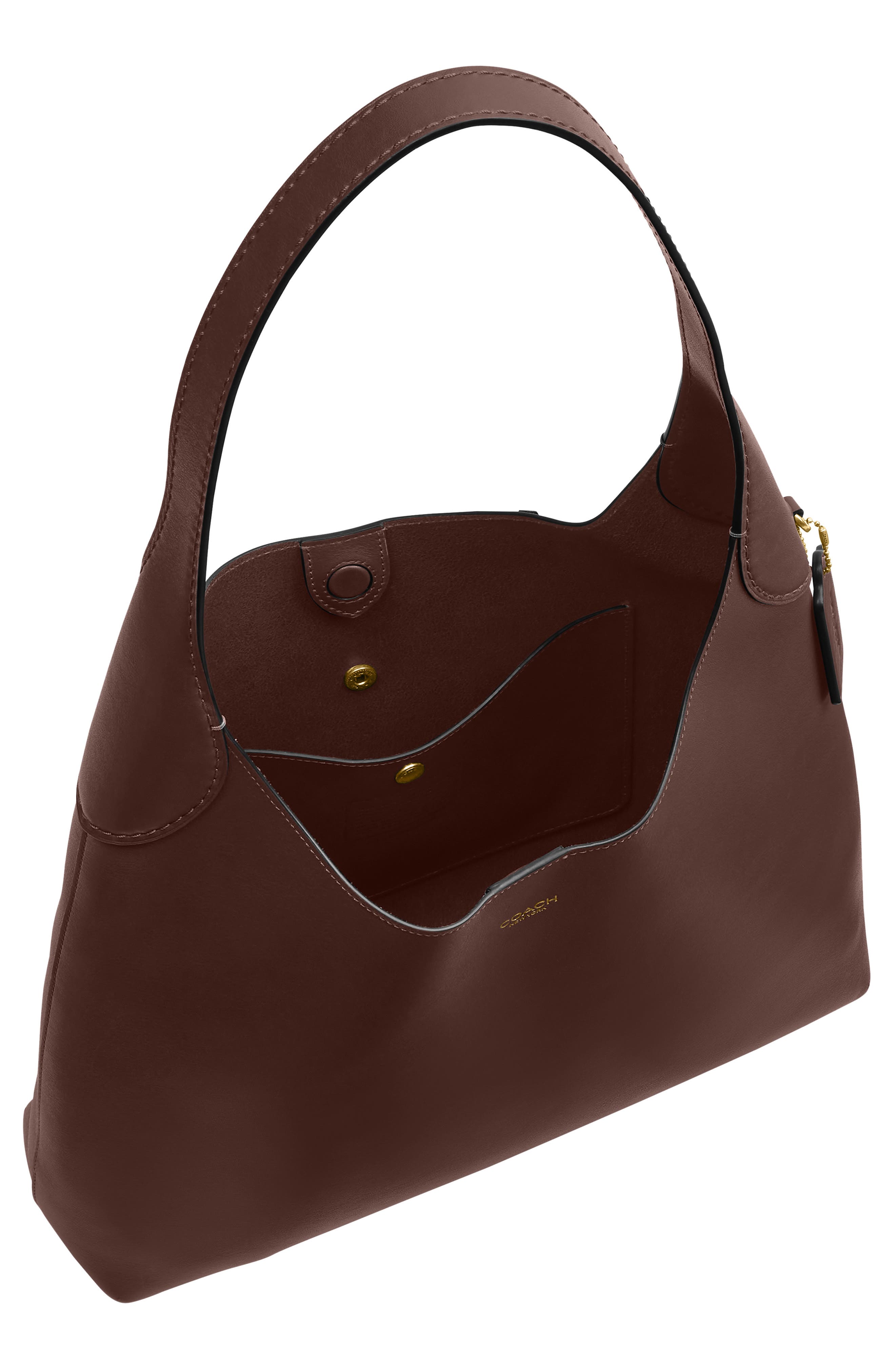 Brooklyn 34 Leather Shoulder Bag, Alternate, color, MAPLE