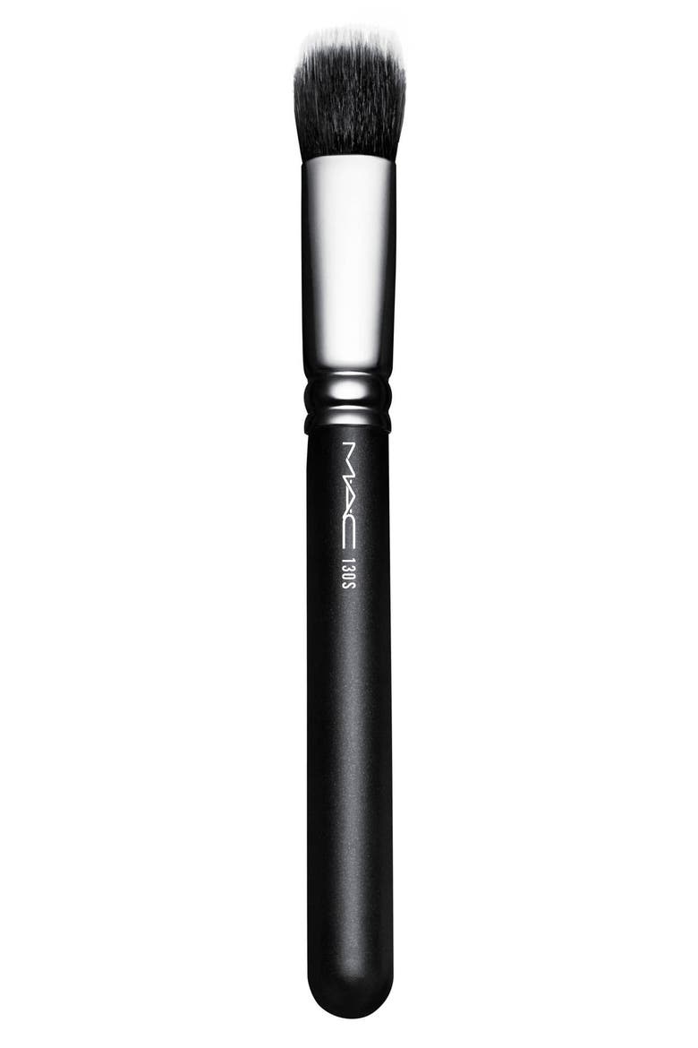 130S Synthetic Short Duo Fibre Makeup Brush, Main, color, NO COLOR