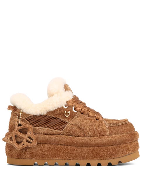 Naked Wolfe Beau Suede Boot In Brown