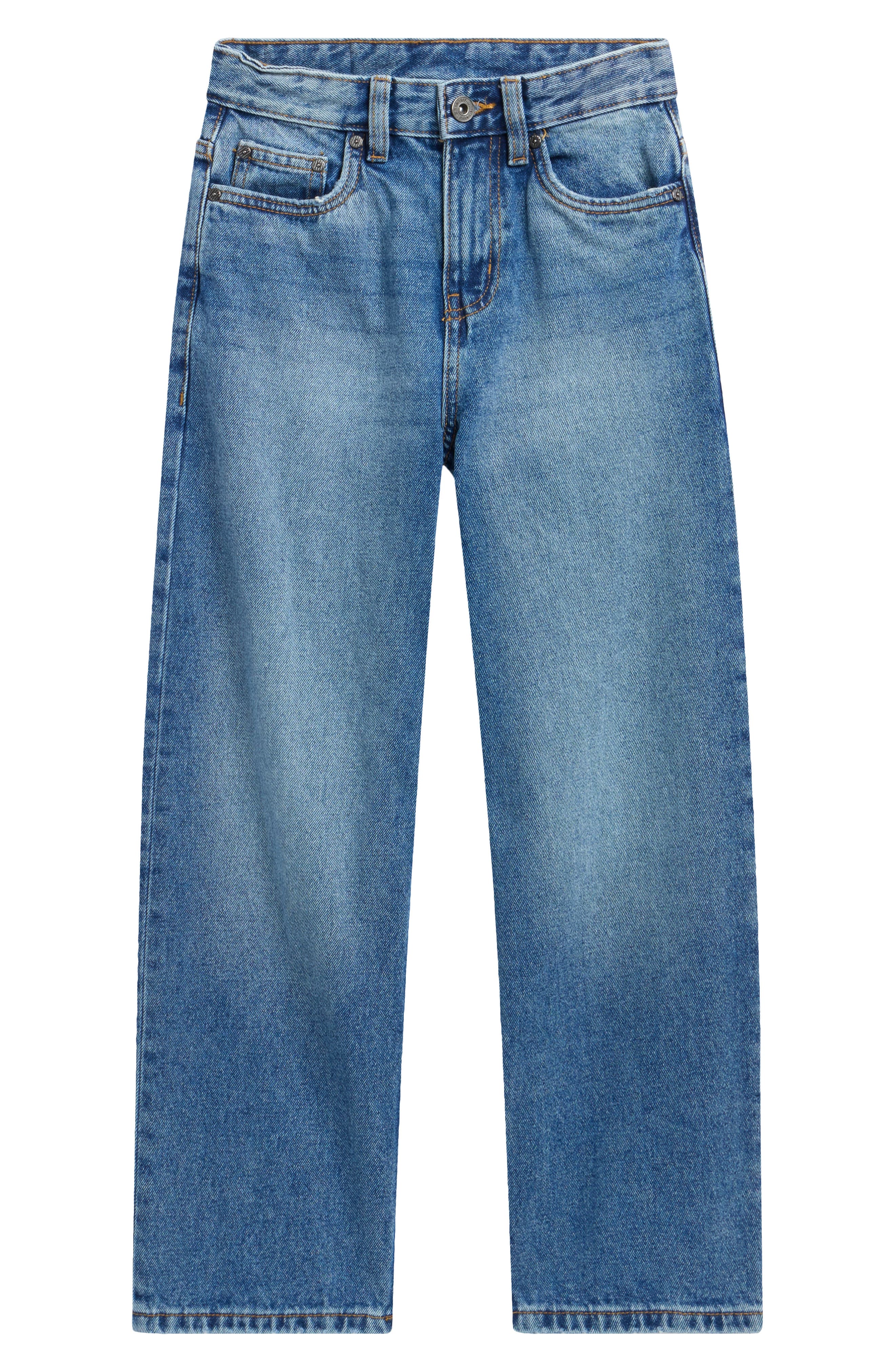 Kids' Diagonal Relaxed Jeans