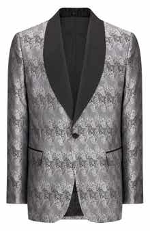 Paisley Pattern Tuxedo Jacket