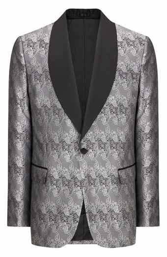 Paisley Pattern Tuxedo Jacket
