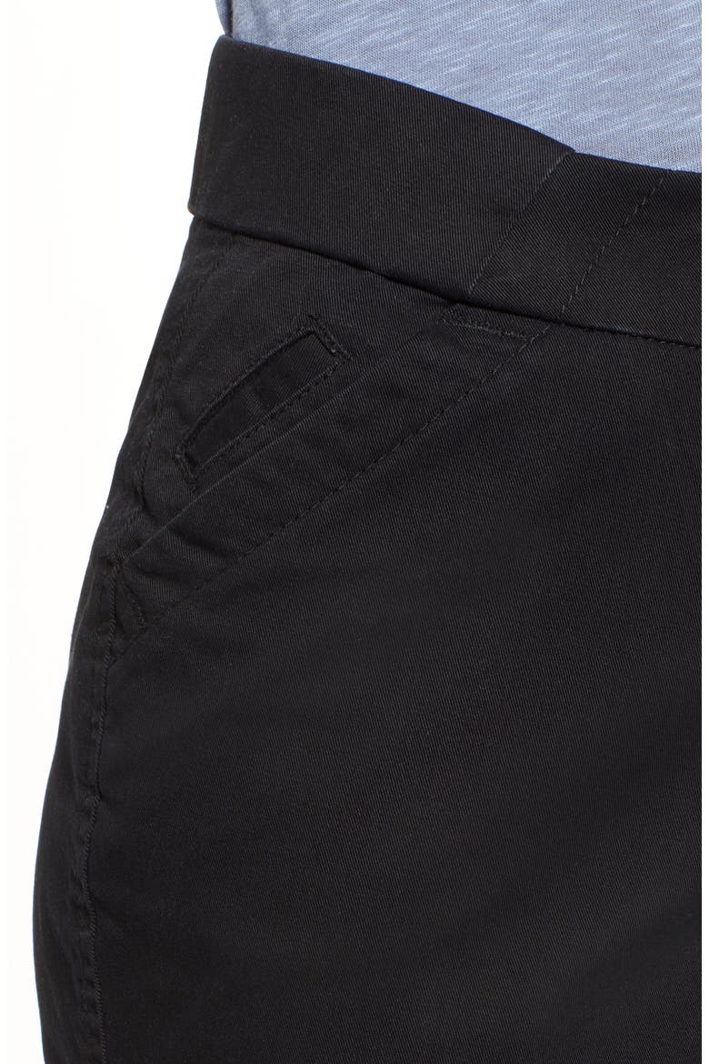 Jeans Gracie Stretch Cotton Shorts, Alternate, color, BLACK