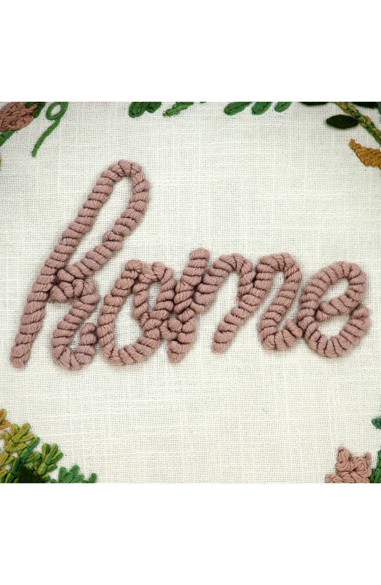 PARKLAND COLLECTION Manor Beige Throw Pillow, Alternate, color, Beige