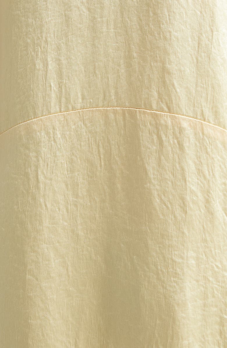 Collina Strada Lily Patchwork Asymmetric Shift Dress, Alternate, color, Butter Yellow