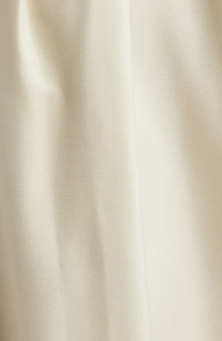 LOULOU DE SAISON Sbiru Pleated Virgin Wool Straight Leg Pants, Alternate, color, 