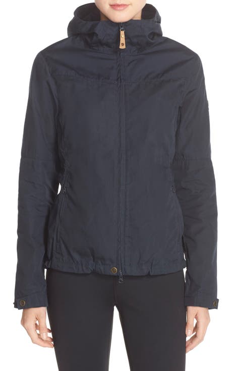 'Stina' Hooded Water Resistant Jacket