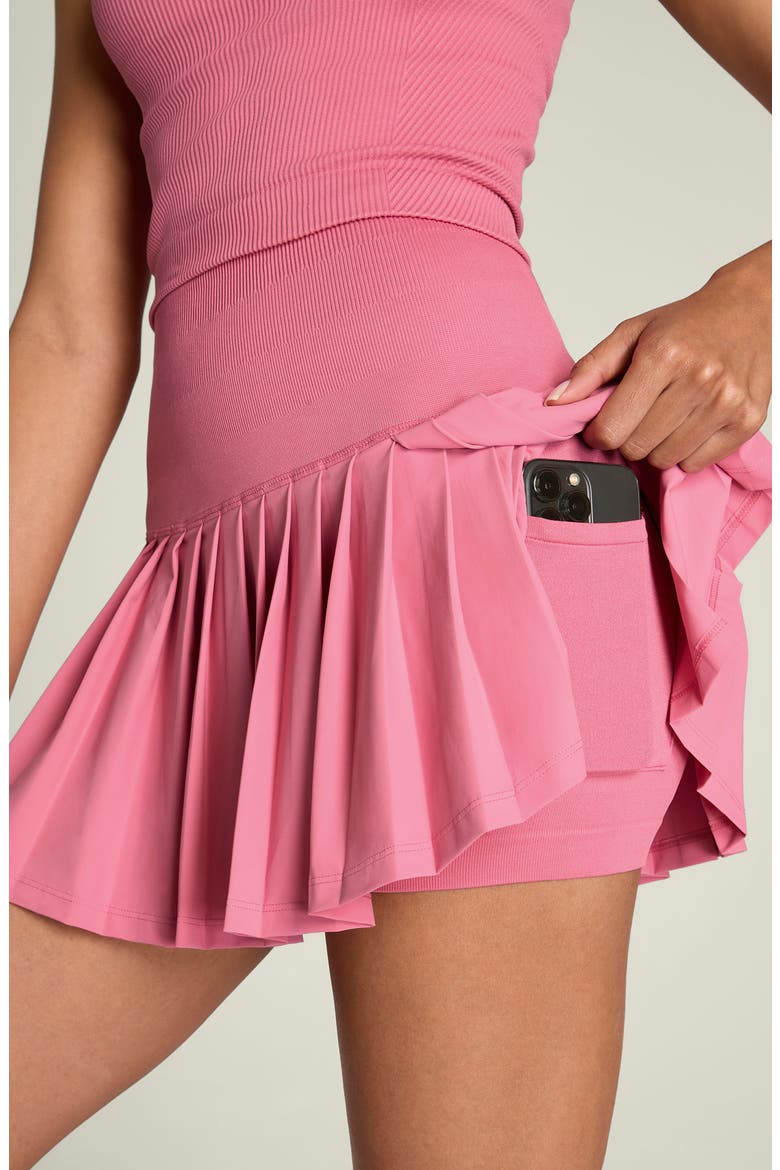 Midtown Wrap Performance Skirt, Alternate, color, CHATEAU PINK
