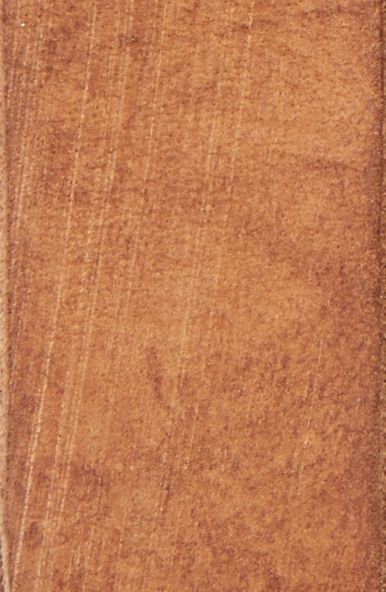 Topman Oil Tanned Skinny Leather Belt, Alternate, color,