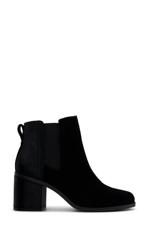 Toms Block Heel Chelsea Boot In Black