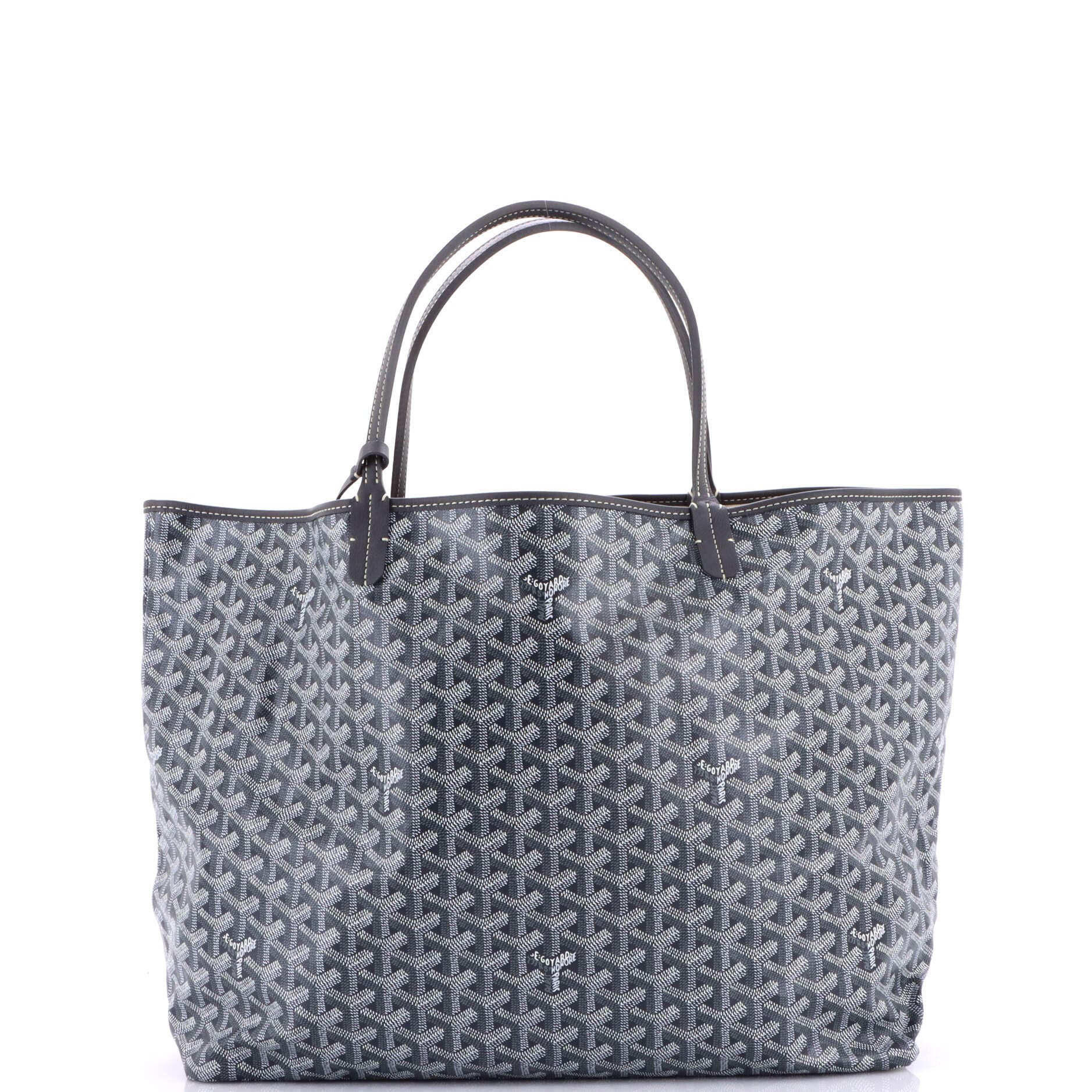 Pre-Owned Goyard Saint Louis Tote Coated Canvas GM, Alternate, color, Gray