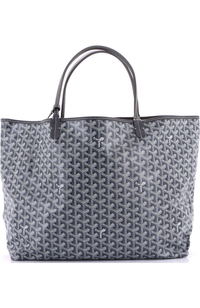 Pre-Owned Goyard Saint Louis Tote Coated Canvas GM, Alternate, color, Gray