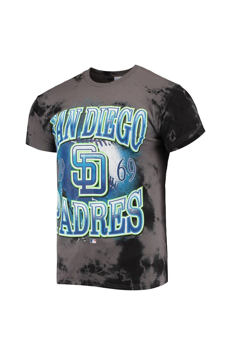 '47 Men's '47 Charcoal San Diego Padres Wonder Boy Vintage Tubular T-Shirt, Alternate, color, Charcoal