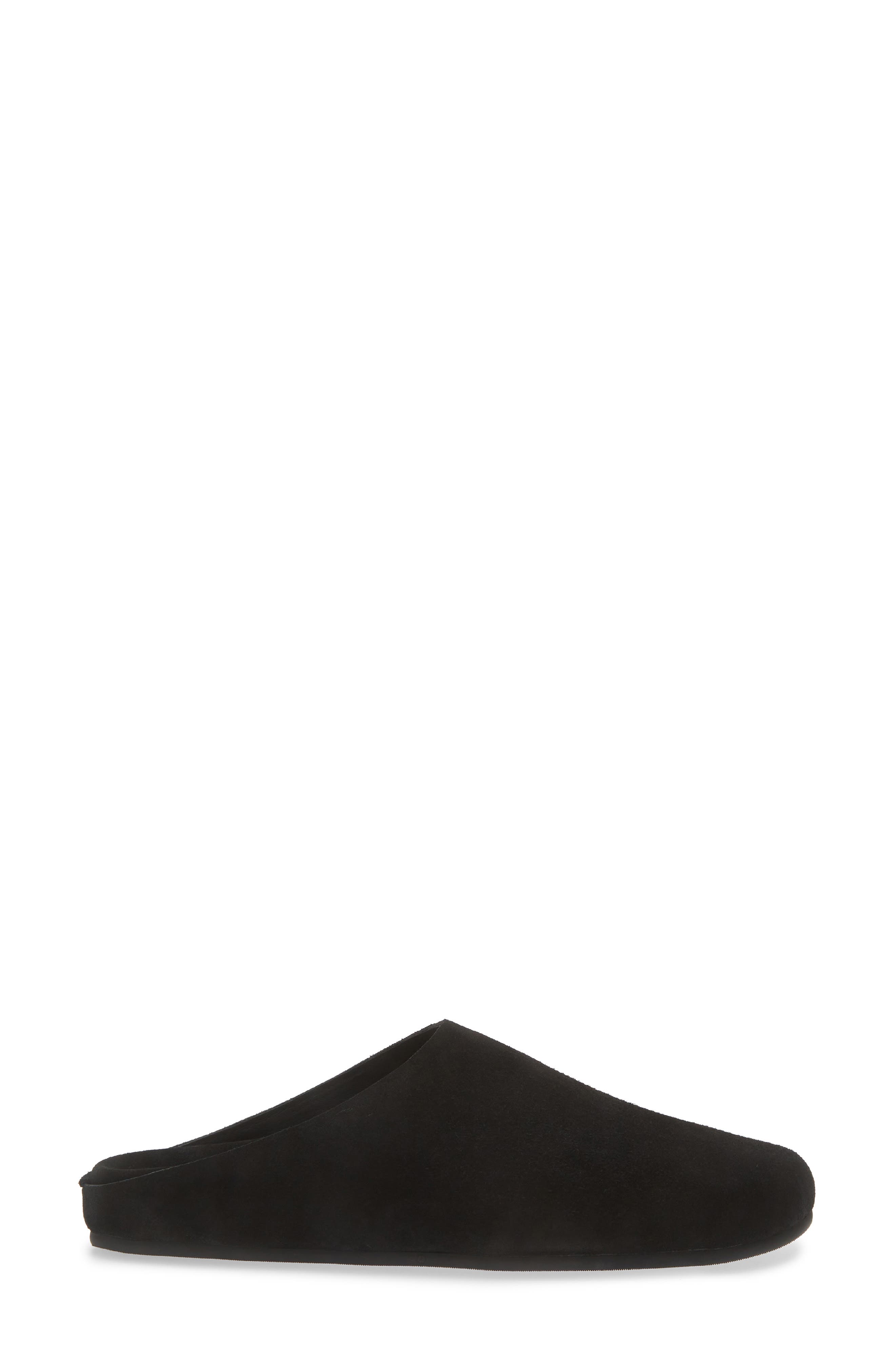 Content Suede Clog, Alternate, color, BLACK SUEDE
