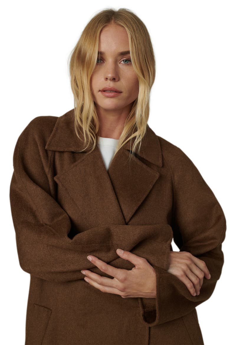 The Dani Michelle Madeline Coat, Alternate, color, CHESTNUT BROWN