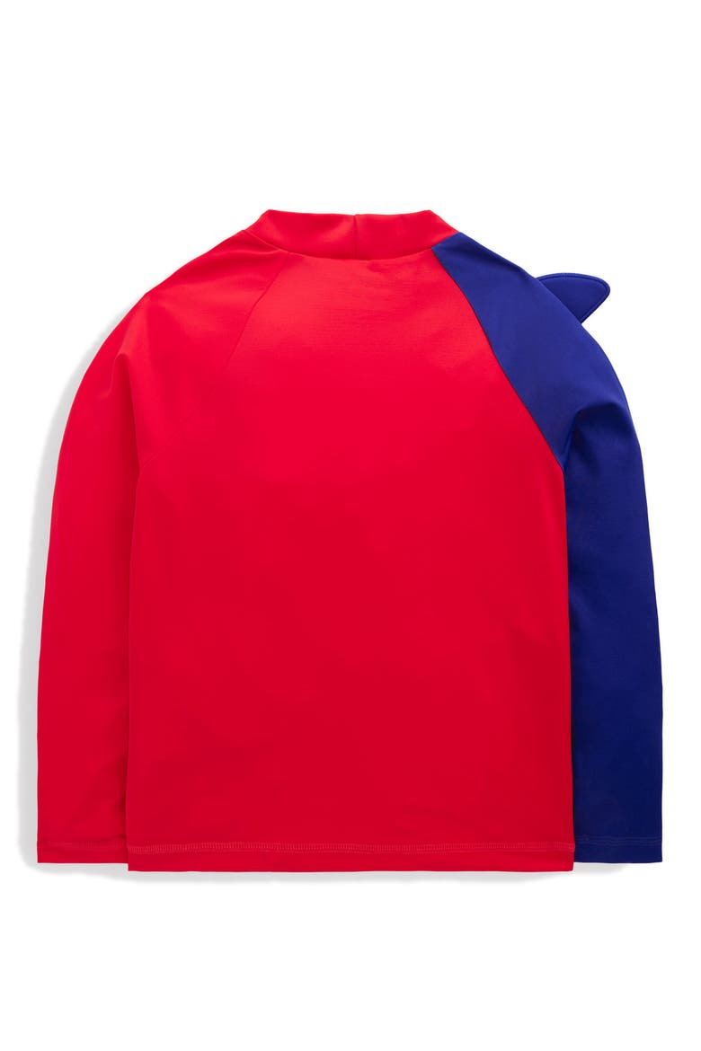 Kids' Appliqué Long Sleeve Rashguard, Alternate, color, LOGO SHARK