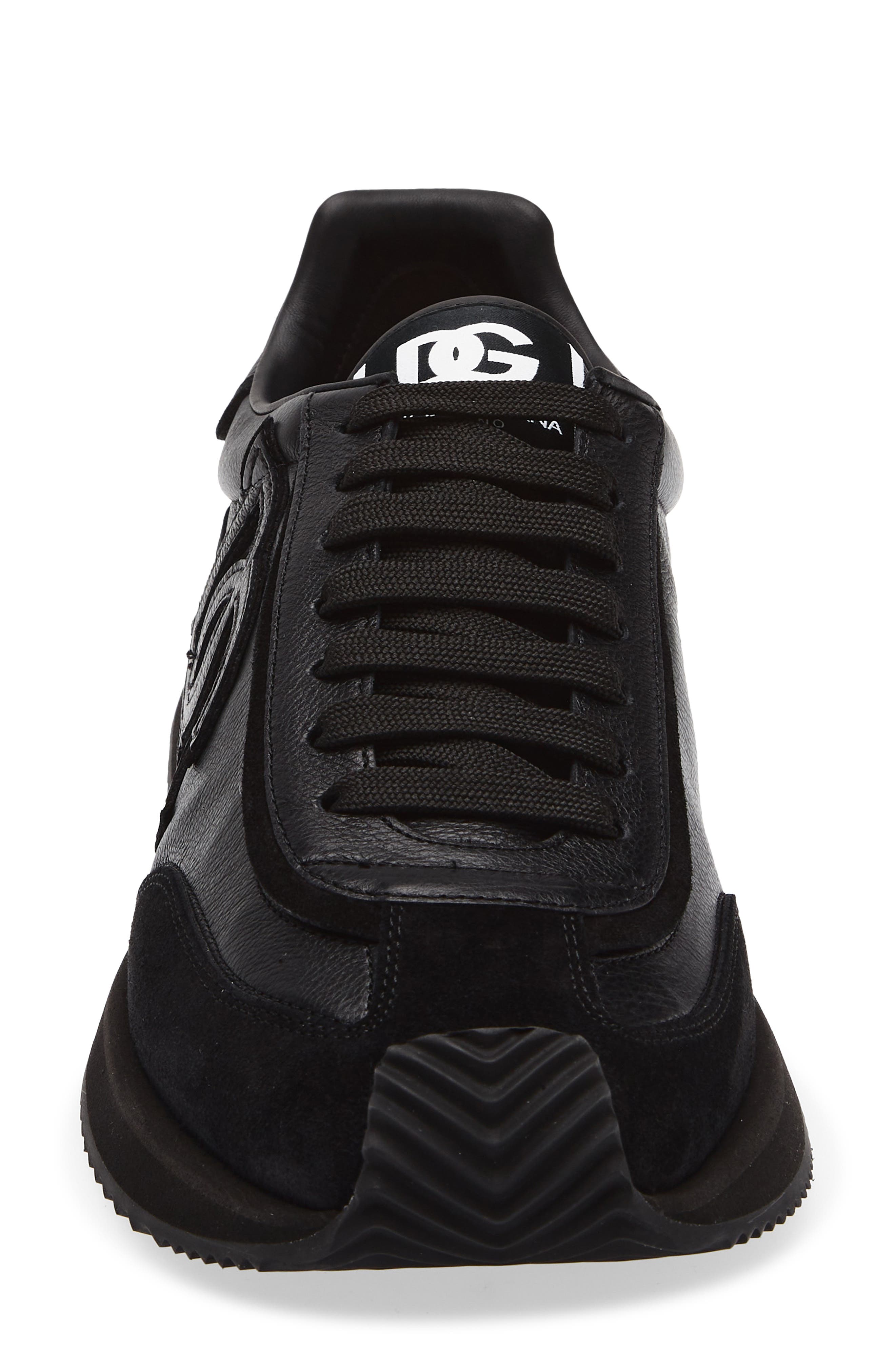 Dolce&Gabbana DG Cushion Sneaker, Alternate, color, Nero/ Nero