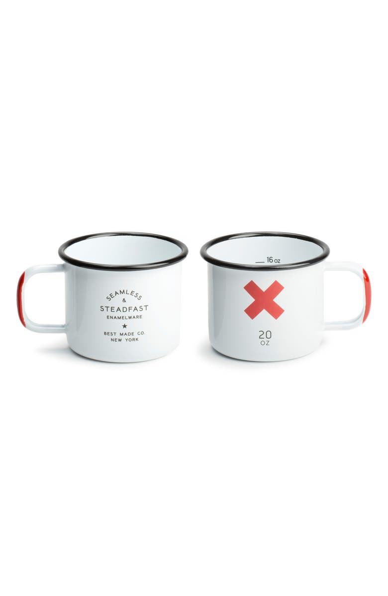 Best Made Co. Set of 2 Enameled Steel Mugs, Alternate, color, 