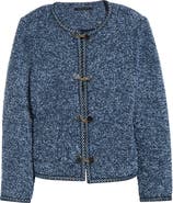 Elie Tahari Dionne Tweed Jacket