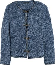 Elie Tahari Dionne Tweed Jacket