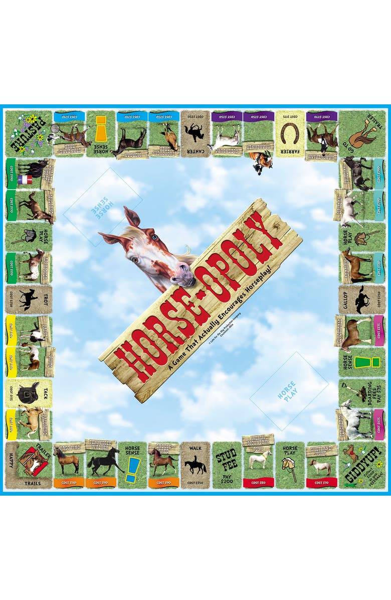 Late for the Sky Horseopoly Monopoly Board Game, Alternate, color, 