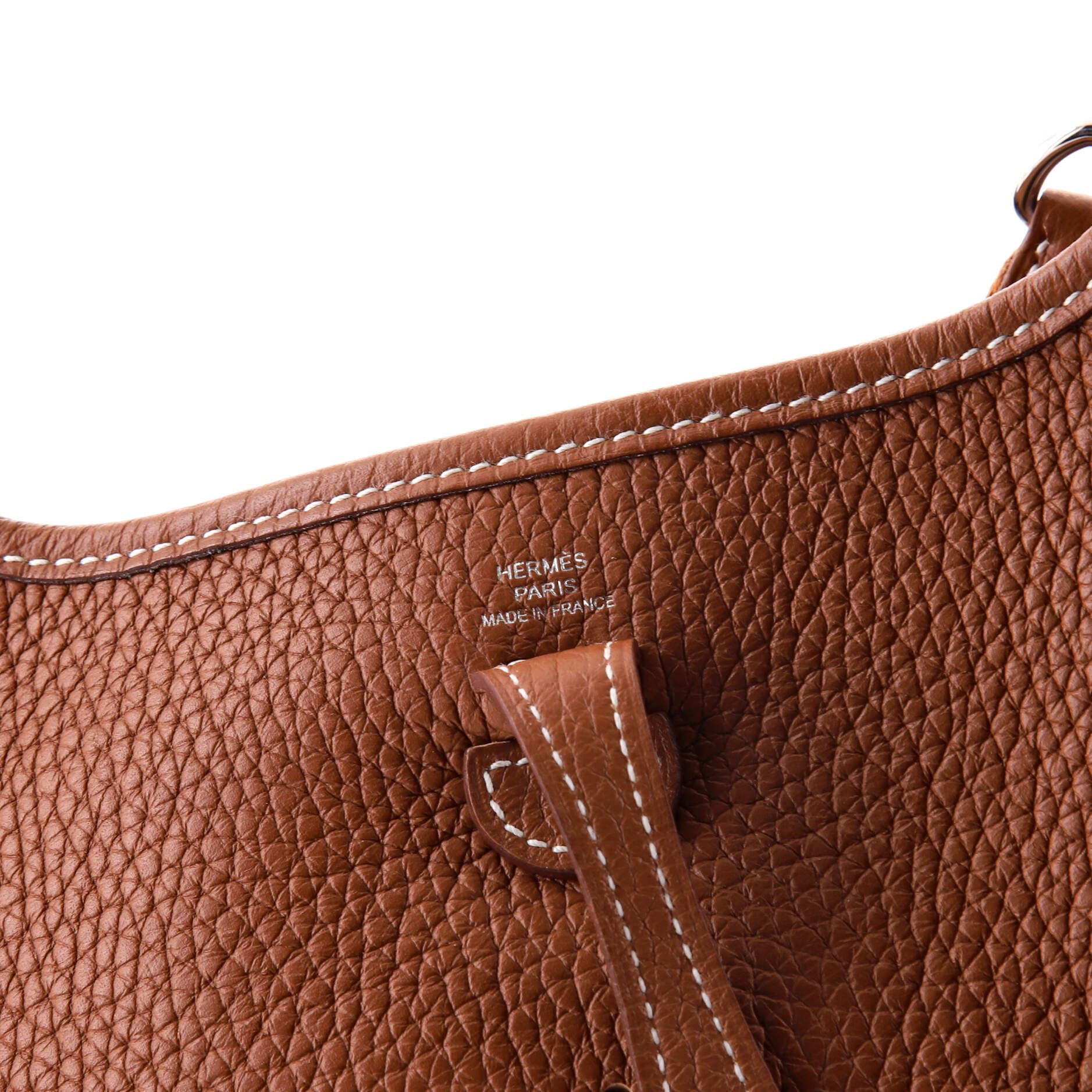 Pre-Owned Hermes Evelyne Bag Gen III Clemence TPM, Alternate, color, Gold