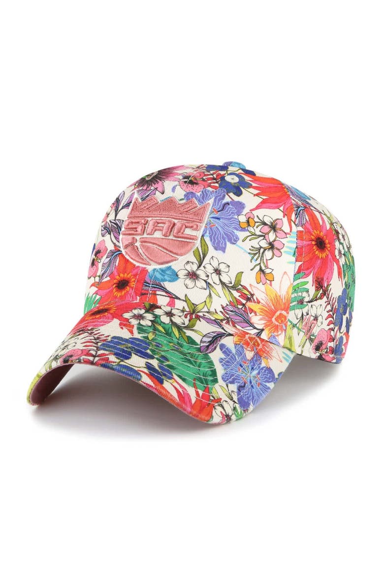 '47 Women's '47 Cream Sacramento Kings Pollinator Clean Up Adjustable Hat, Main, color, Cream