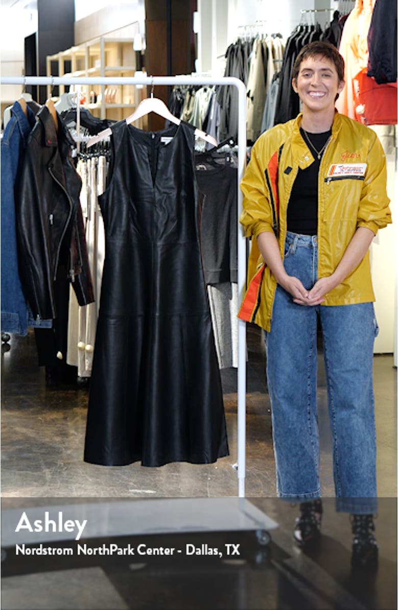 A-Line Leather Dress, sales video thumbnail