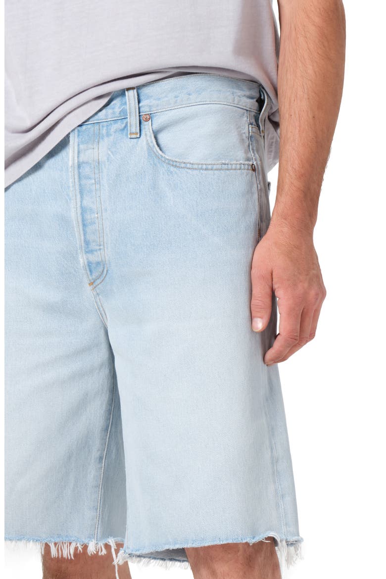 Anson Cutoff Denim Shorts, Alternate, color, RUSE PALE IND - CUT HEM