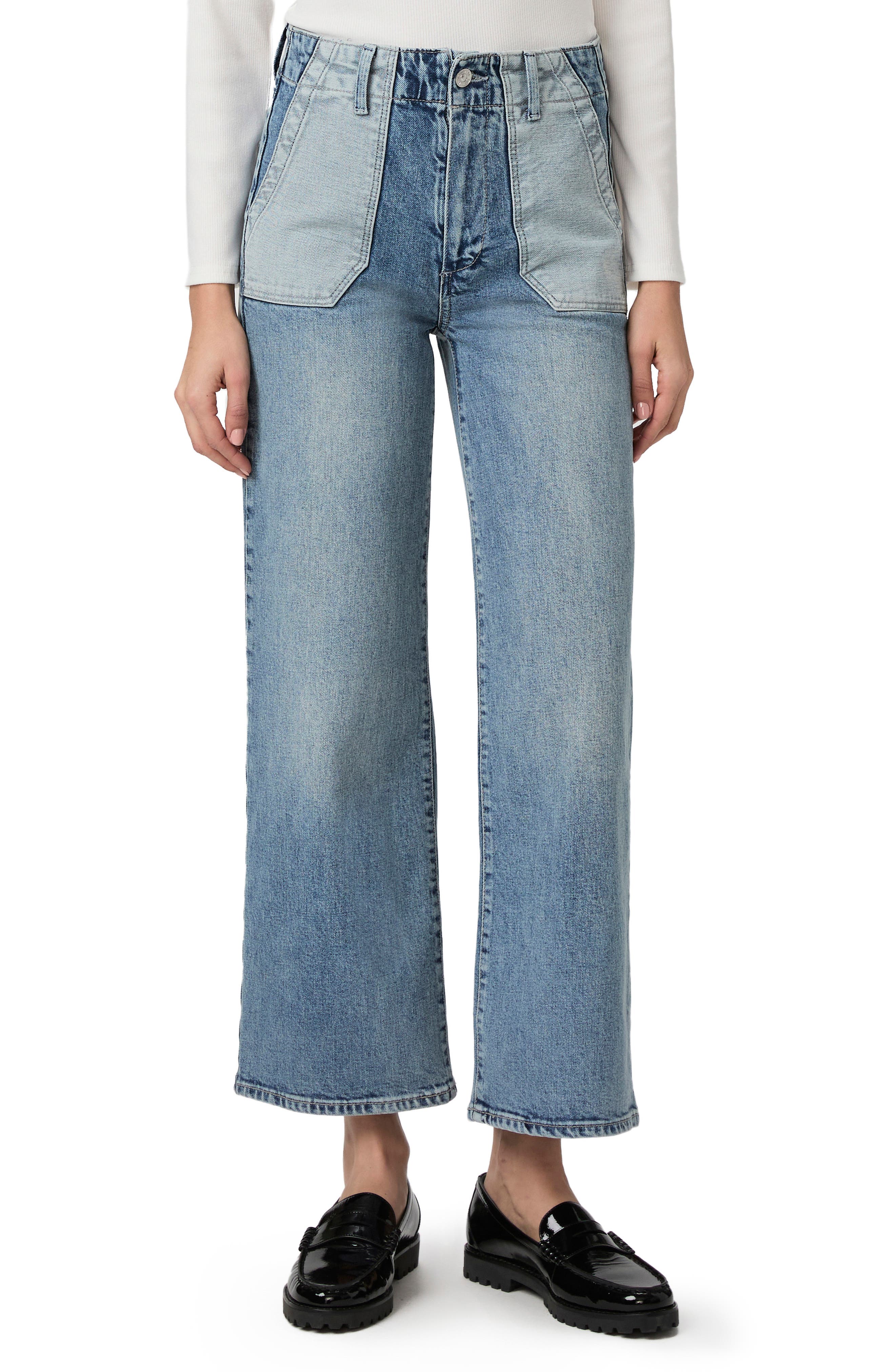 PAIGE Sasha High Waist Wide Leg Jeans