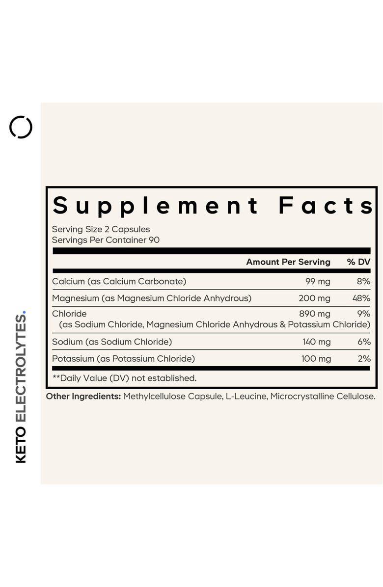 Codeage Keto Electrolytes Vegan Minerals Supplement, Alternate, color,