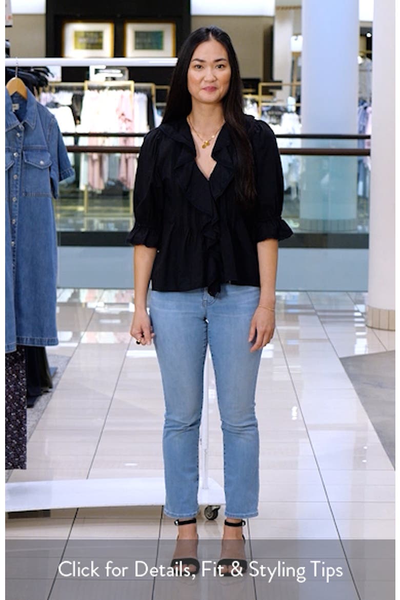 Ruffled Puff-Sleeve Top video