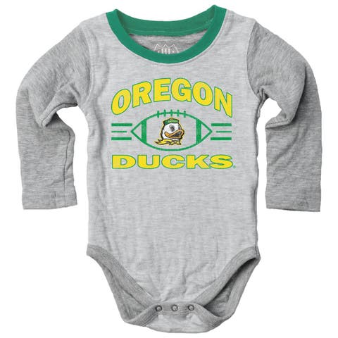 Infant Wes & Willy  Heather Gray Oregon Ducks Jie Jie Hopper Set