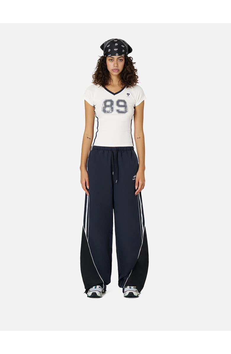 AELFRIC EDEN Contrast Side Baggy Track Pants, Main, color, Blue