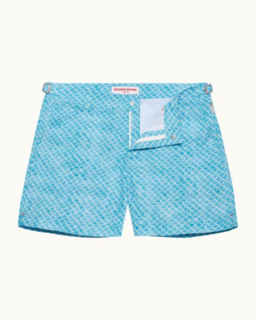 Orlebar Brown Setter Optical Shorter-length Tailored-fit Swim Shorts In California Blue