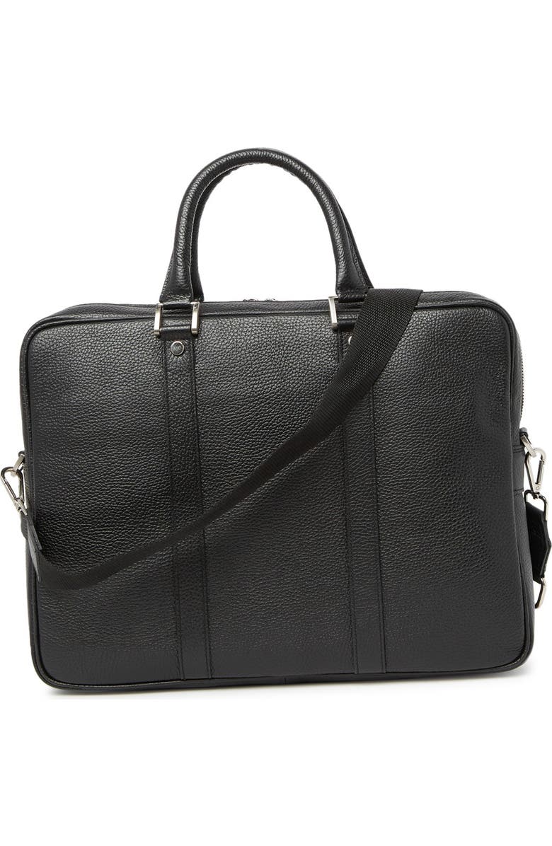 MAISON HERITAGE Leather Briefcase Shoulder Bag, Alternate, color,