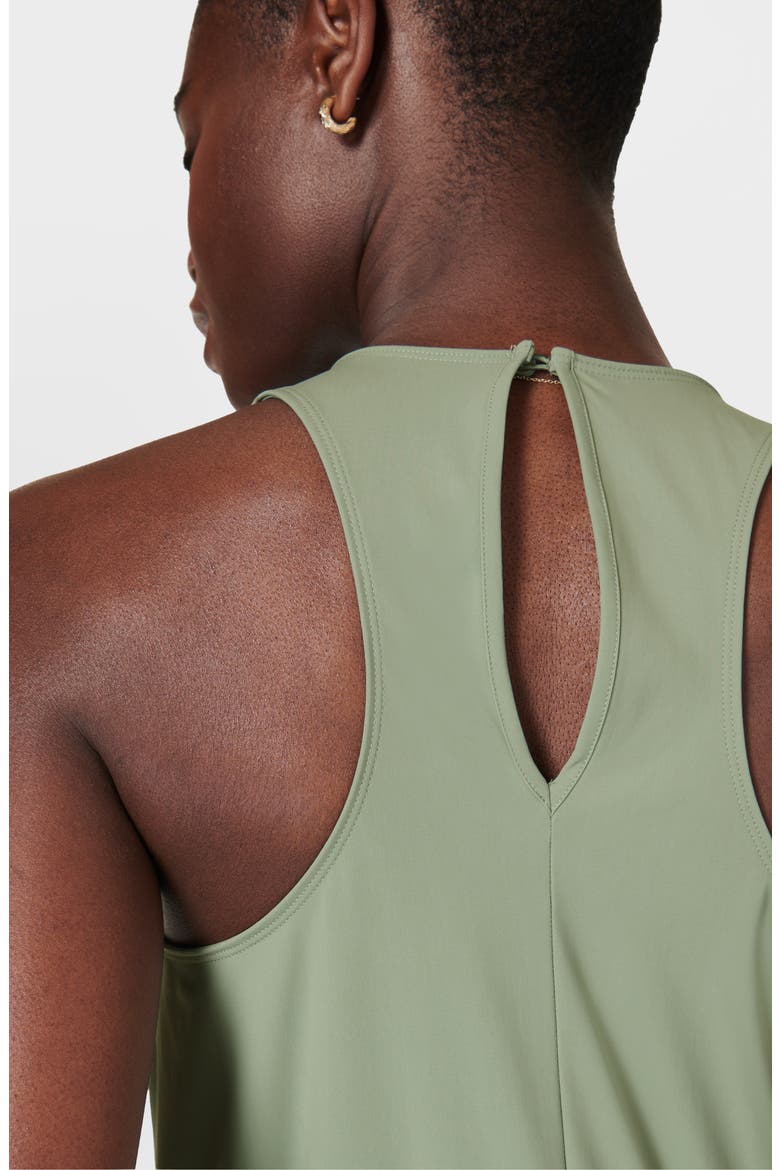 Explorer Racerback Romper, Alternate, color, SAVANNAH GREEN