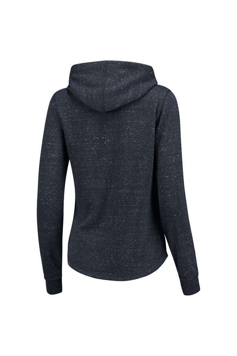 Women's Fanatics Branded Navy Vancouver Whitecaps FC Distressed Team Speckled Fleece Pullover Hoodie, Alternate, color, Navy