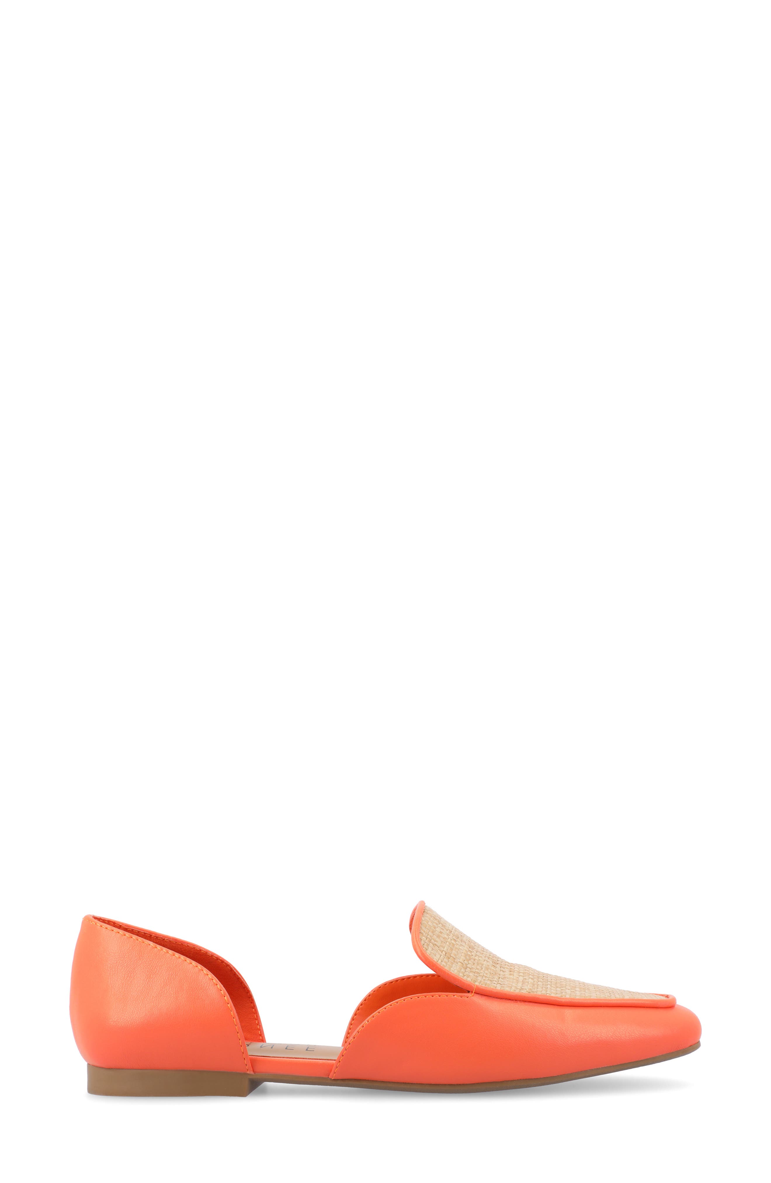 Kennza Mixed Media Loafer, Alternate, color, ORANGE