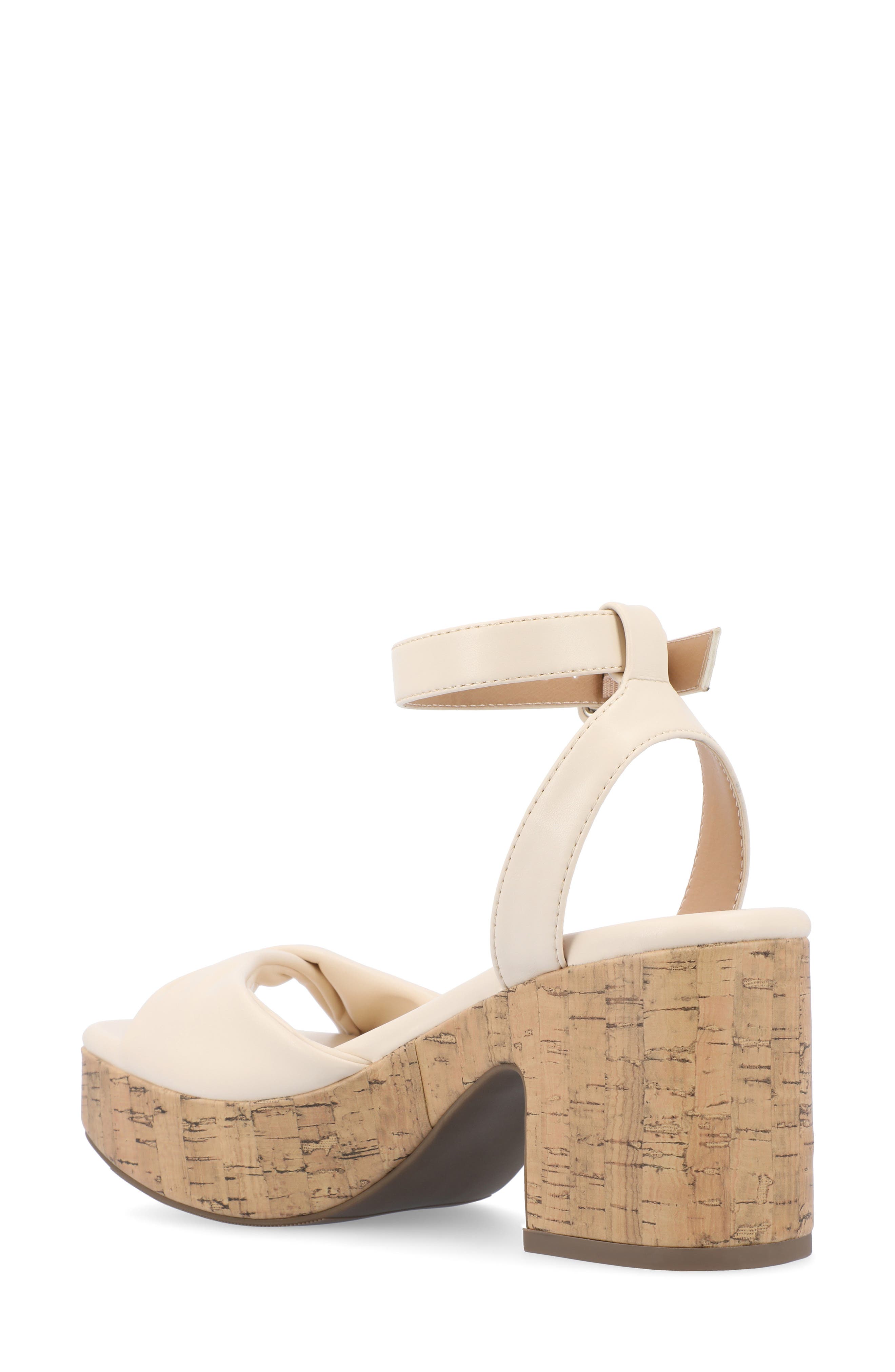 Journee Collection Eianna Sandal, Alternate, color, Beige