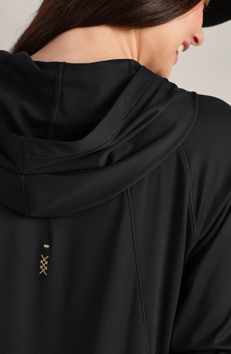 Rhone Serene Studio Hoodie, Alternate, color, Pure Black