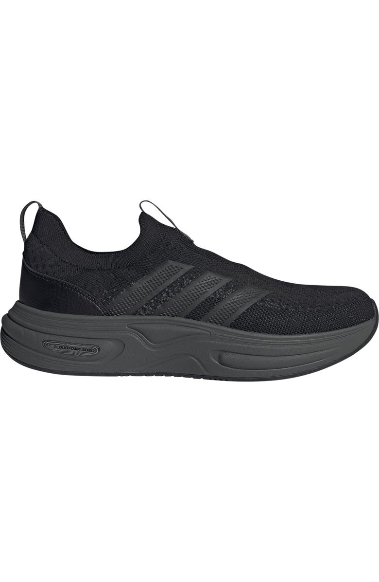 adidas Cloudfoam Cuxxion Slip-On Sneaker, Alternate, color, Core Black/ Carbon/ Grey Six