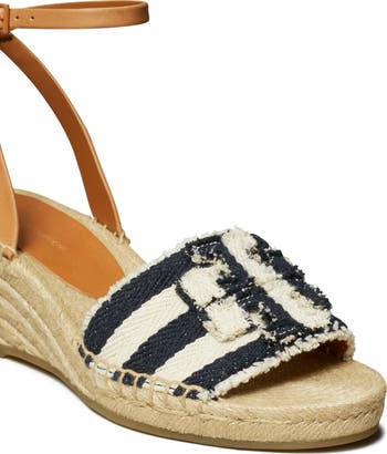 Ines Ankle Strap Espadrille Platform Wedge Sandal
