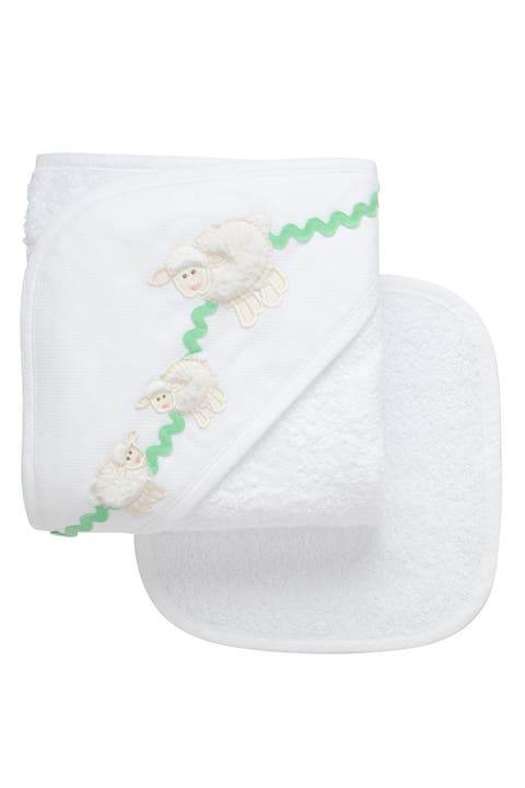 Playful Pals Hooded Towel & Washcloth Set (Baby & Toddler)