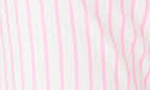 Shop Pj Salvage Happiest On The Court Stripe Pajama Set In Ivory