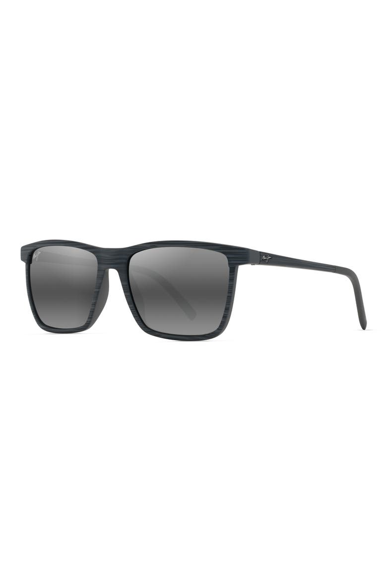One Way Gradient PolarizedPlus2® Square Sunglasses, Alternate, color, GREY STRIPE