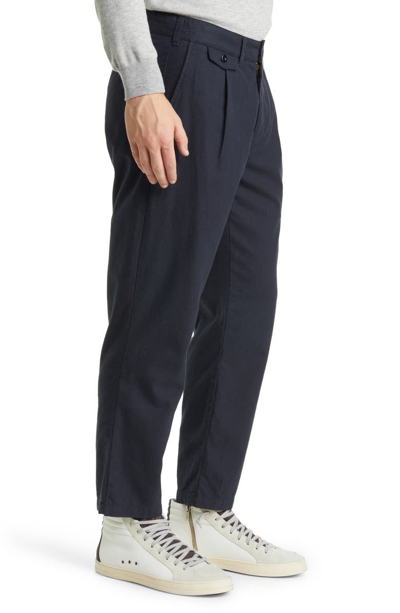 Rails Marcellus Pinstripe Stretch Pleated Pants, Alternate, color,